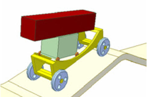 [Mô phỏng cơ cấu cơ khí] Xe chở quan tài 1