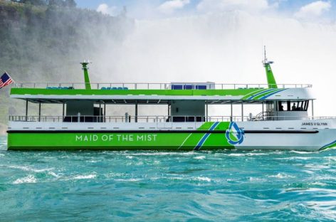 Tàu du lịch thác Niagara chạy bằng điện được đưa vào hoạt động