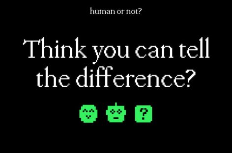 Trò chơi từ trí tuệ nhân tạo: Bạn đang nói chuyện với con người hay AI?