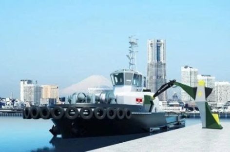 Công ty Tokyo Kisen giới thiệu dự án phát triển tàu kéo điện chạy bằng pin