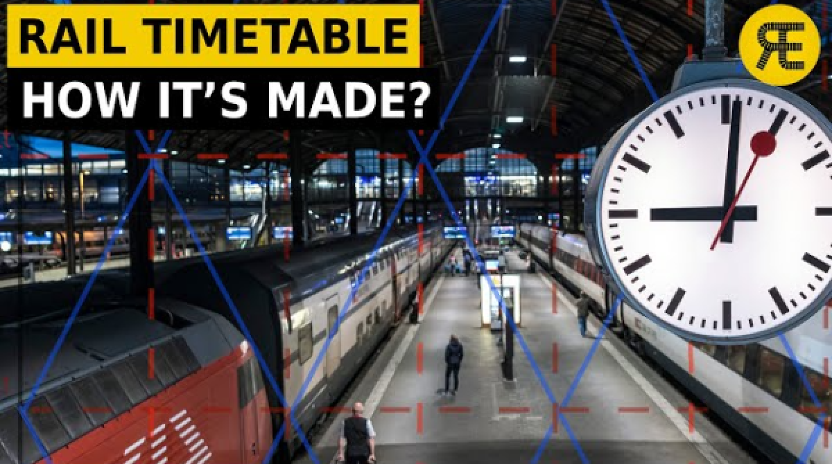 Tìm hiểu về công tác lập biểu đồ chạy tàu trong vận tải đường sắt