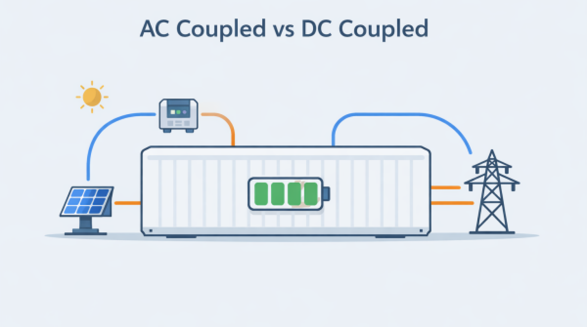 AC Coupled & DC Coupled: Hai kiến trúc ghép nối trong hệ PV-BESS