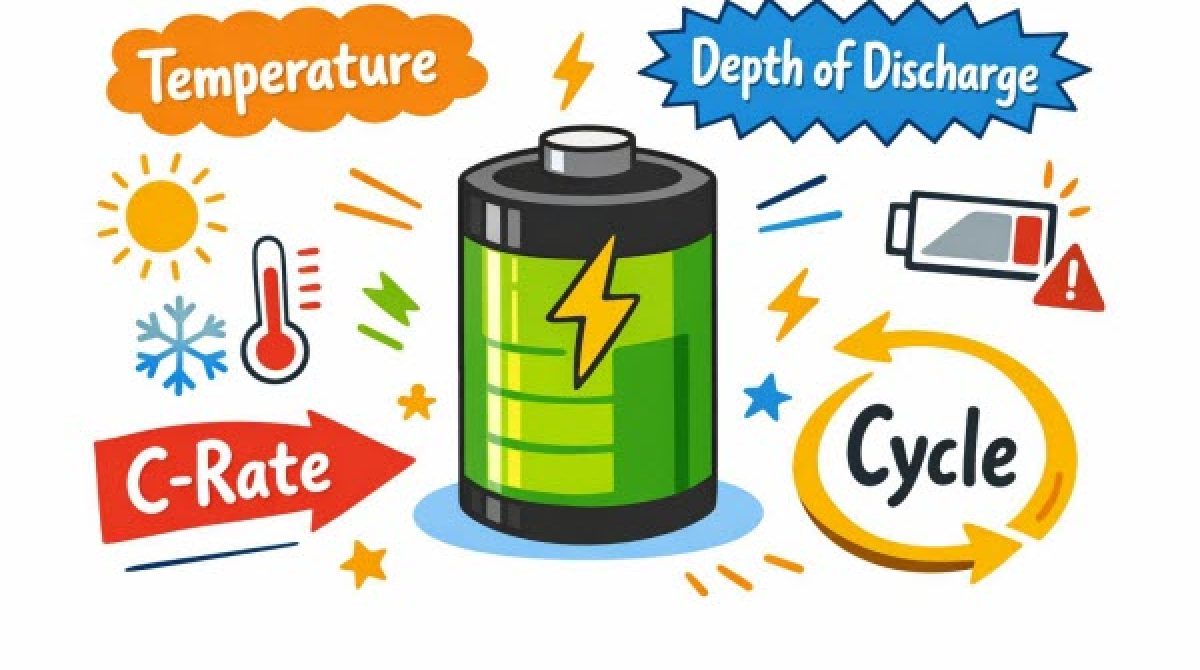 DoD, C-Rate và những yếu tố ảnh hưởng đến dung lượng của pin