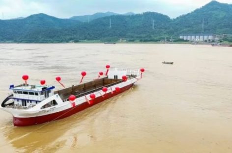 Tàu chở hàng chạy bằng nhiên liệu hydro lớn nhất Trung Quốc đã được hạ thủy