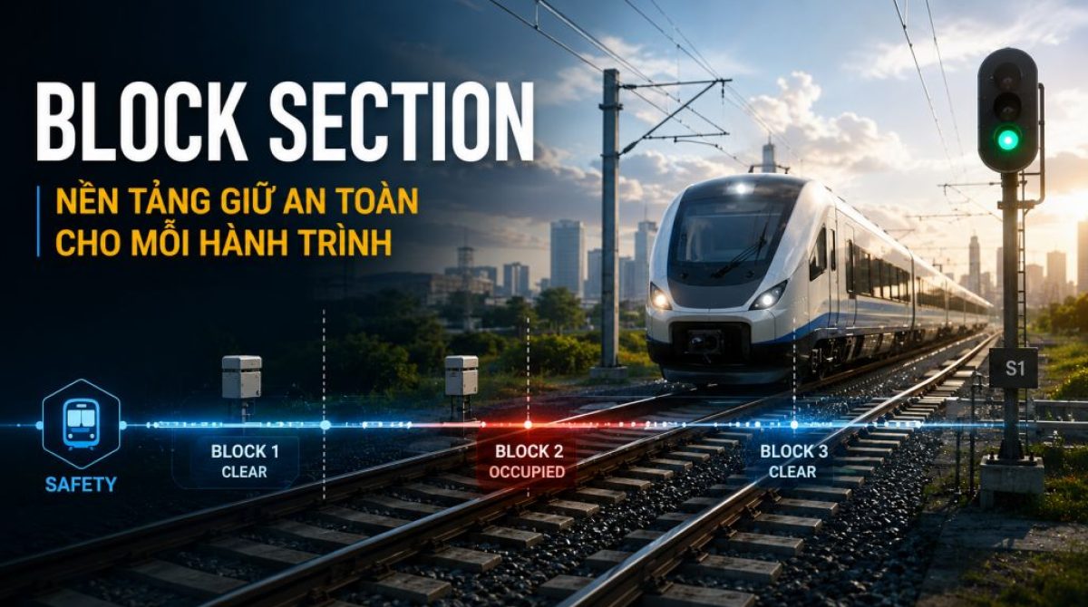 Block Section – nền tảng phân chia và kiểm soát an toàn đường sắt