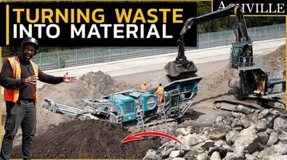 [Video] Quy trình tái chế phế thải xây dựng thành cốt liệu